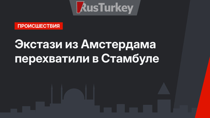 Экстази из Амстердама перехватили в Стамбуле
