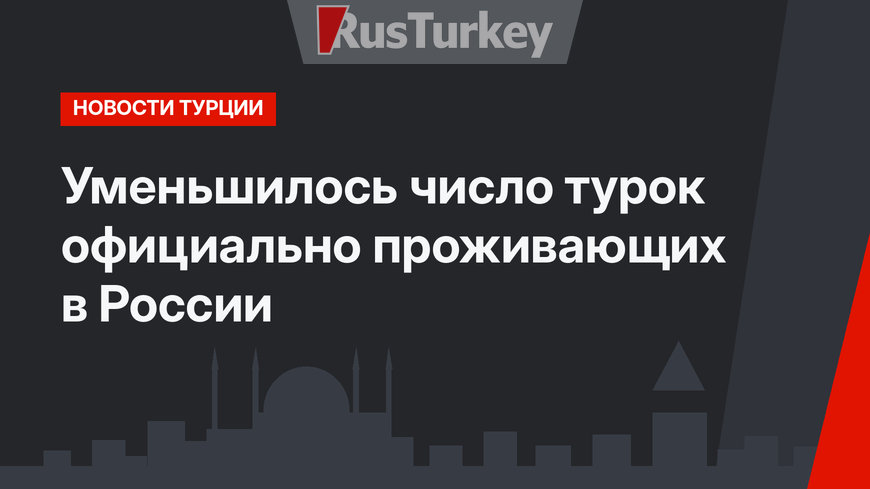 Уменьшилось число турок официально проживающих в России