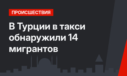 В Турции в такси обнаружили 14 мигрантов