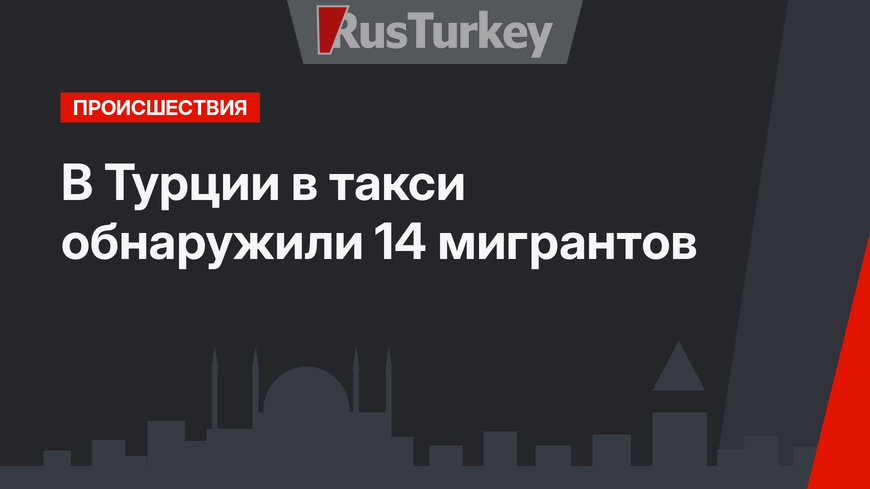 В Турции в такси обнаружили 14 мигрантов