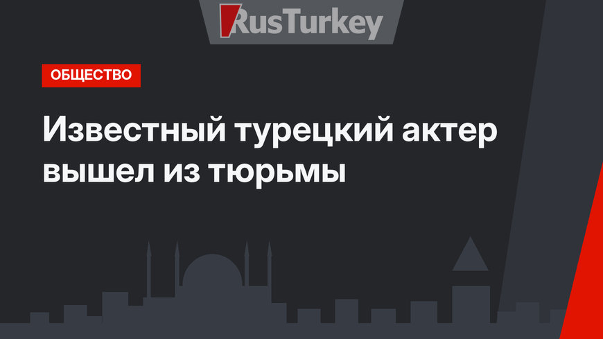 Известный турецкий актер вышел из тюрьмы