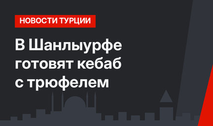 В Шанлыурфе готовят кебаб с трюфелем