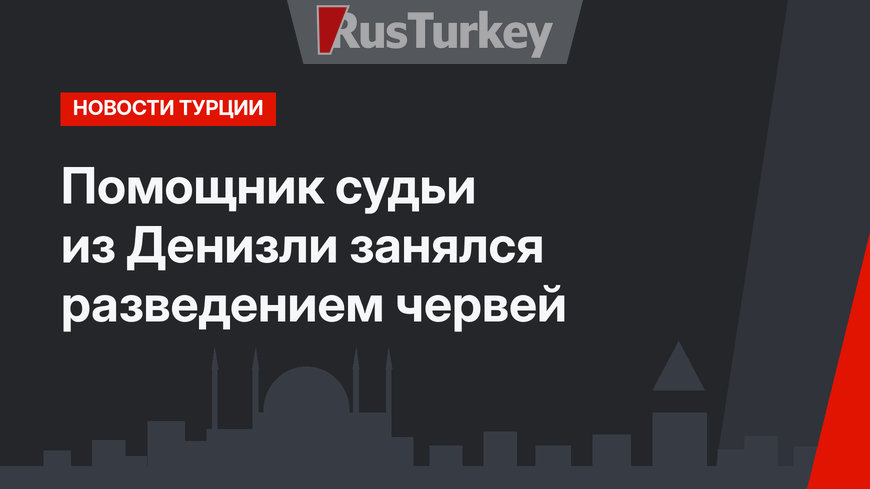 Помощник судьи из Денизли занялся разведением червей
