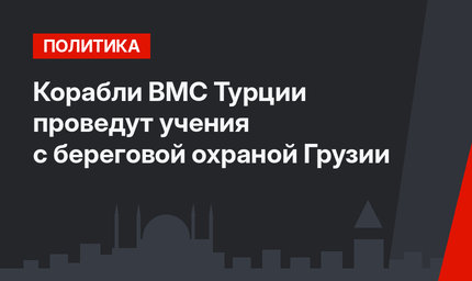 Корабли ВМС Турции проведут учения с береговой охраной Грузии