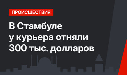 В Стамбуле у курьера отняли 300 тыс. долларов
