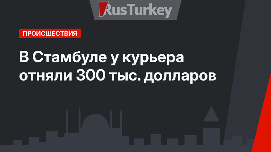 В Стамбуле у курьера отняли 300 тыс. долларов