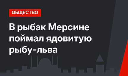 В рыбак Мерсине поймал ядовитую рыбу-льва