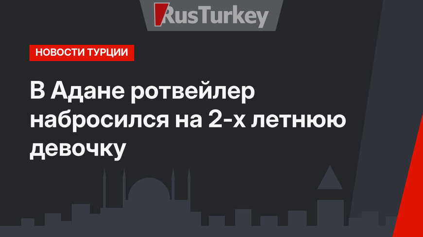 В Адане ротвейлер набросился на 2-х летнюю девочку