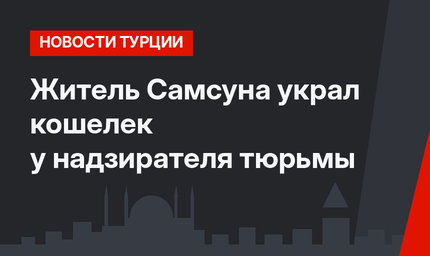 Житель Самсуна украл кошелек у надзирателя тюрьмы