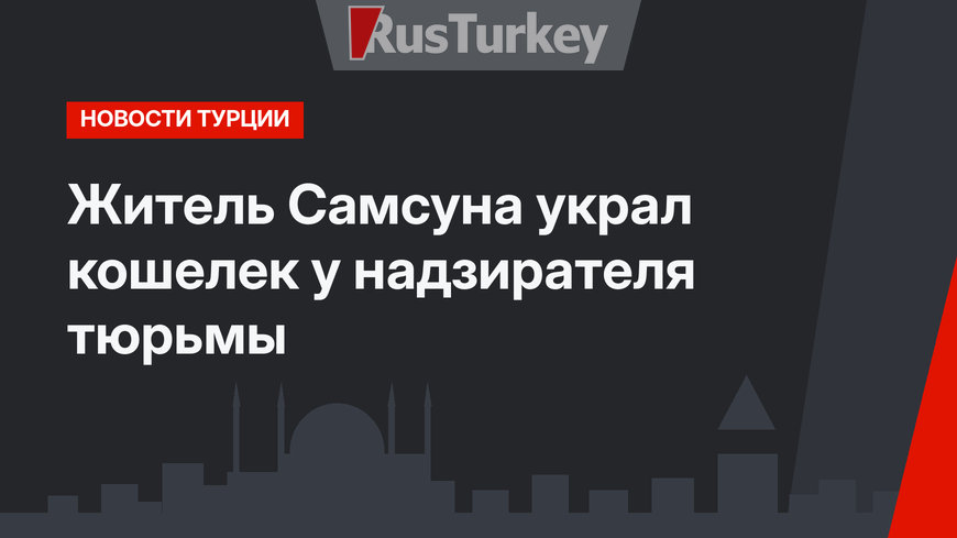 Житель Самсуна украл кошелек у надзирателя тюрьмы