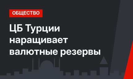 ЦБ Турции наращивает валютные резервы