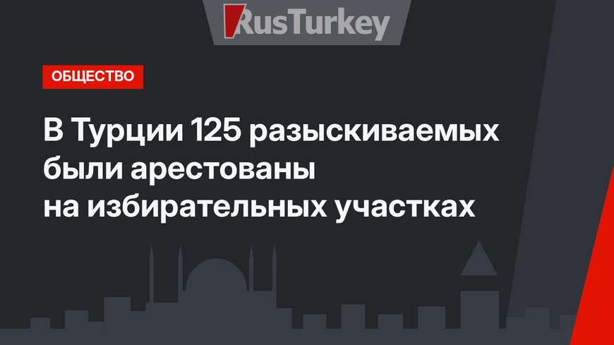 В Турции 125 разыскиваемых были арестованы на избирательных участках