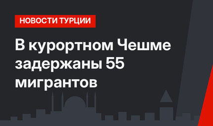 В курортном Чешме задержаны 55 мигрантов
