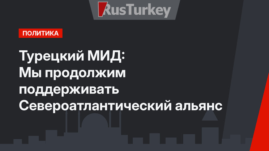 Турецкий МИД: Мы продолжим поддерживать Североатлантический альянс