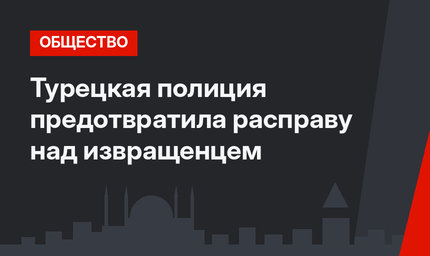 Турецкая полиция предотвратила расправу над извращенцем