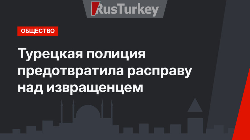 Турецкая полиция предотвратила расправу над извращенцем