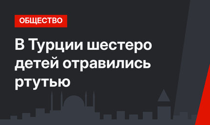 В Турции шестеро детей отравились ртутью
