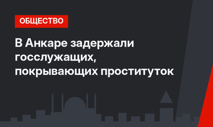В Анкаре задержали госслужащих, покрывающих проституток