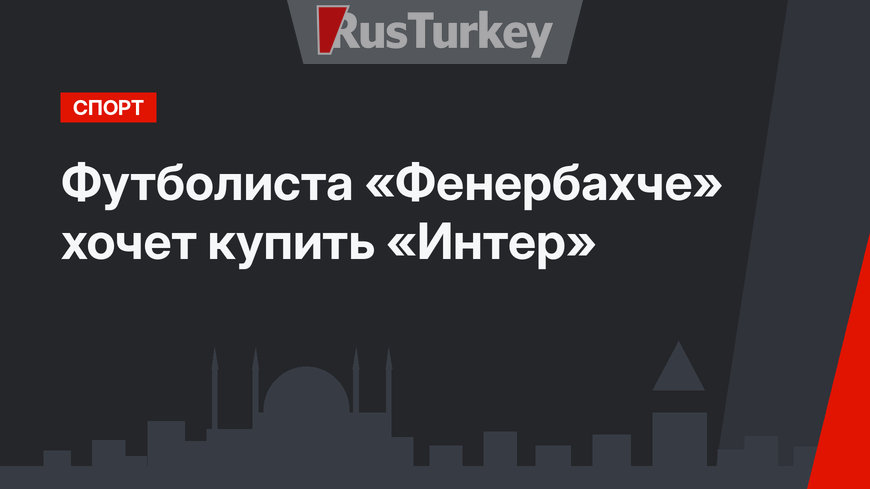 Футболиста «Фенербахче» хочет купить «Интер»
