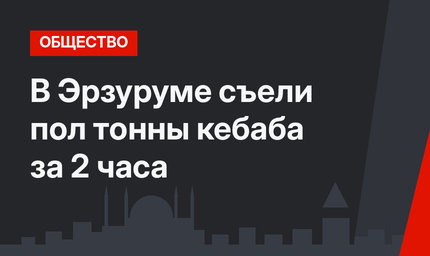 В Эрзуруме съели пол тонны кебаба за 2 часа