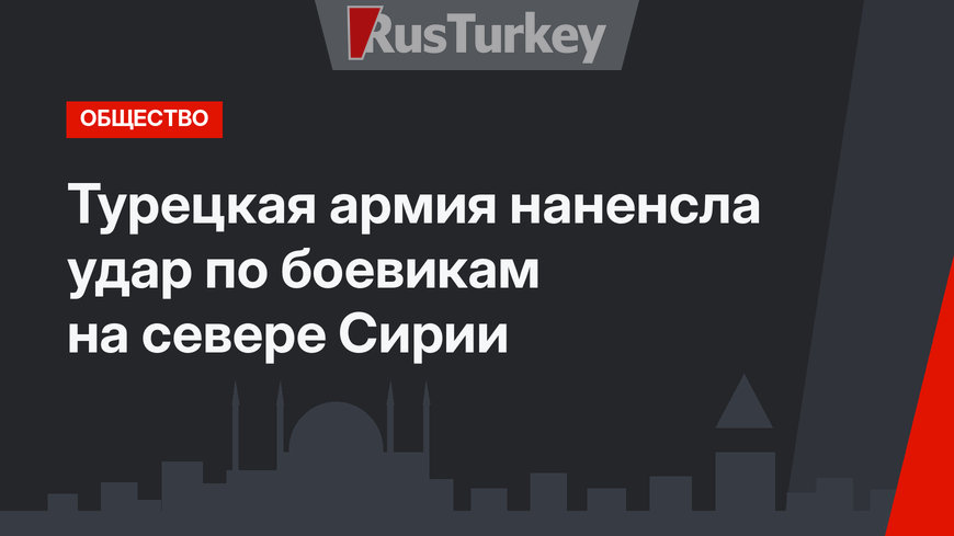 Турецкая армия наненсла удар по боевикам на севере Сирии