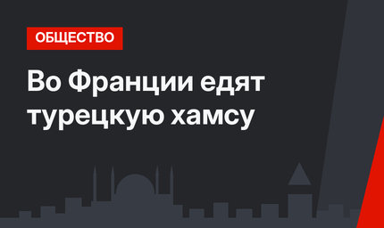 Во Франции едят турецкую хамсу