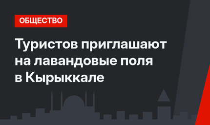 Туристов приглашают на лавандовые поля в Кырыккале