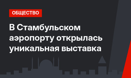 В Стамбульском аэропорту открылась уникальная выставка