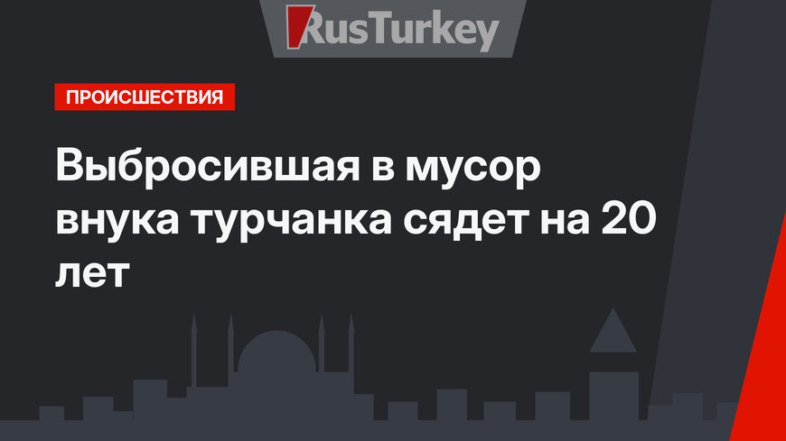 Выбросившая в мусор внука турчанка сядет на 20 лет