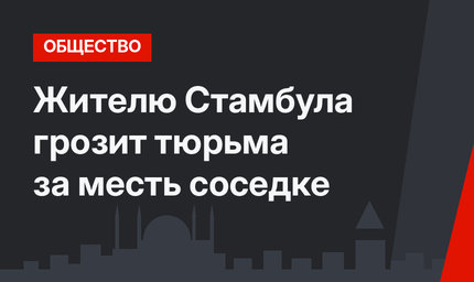 Жителю Стамбула грозит тюрьма за месть соседке 