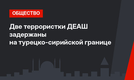 Две террористки ДЕАШ задержаны на турецко-сирийской границе