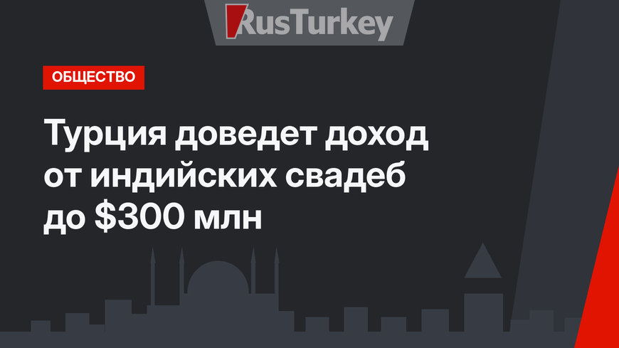Турция доведет доход от индийских свадеб до $300 млн