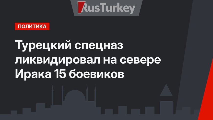 Турецкий спецназ ликвидировал на севере Ирака 15 боевиков