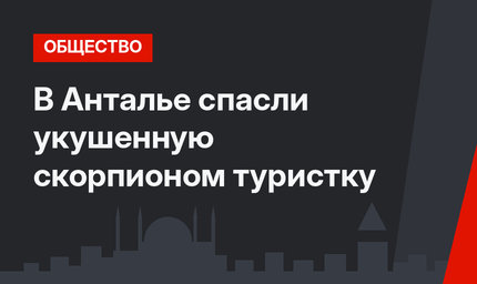 В Анталье спасли укушенную скорпионом туристку