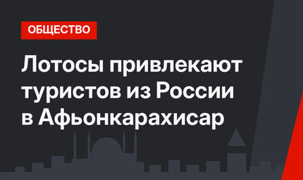Лотосы привлекают туристов из России в Афьонкарахисар