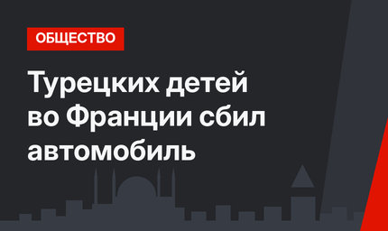 Турецких детей во Франции сбил автомобиль