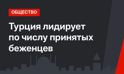 Турция лидирует по числу принятых беженцев