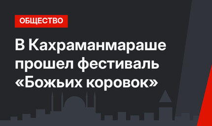 В Кахраманмараше прошел фестиваль «Божьих коровок»