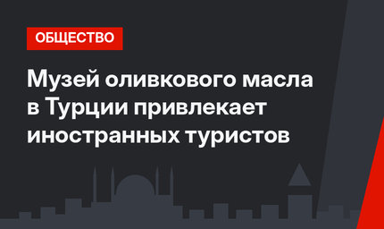 Музей оливкового масла в Турции привлекает иностранных туристов