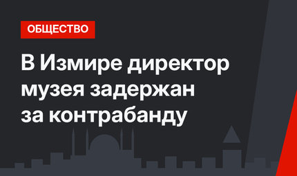 В Измире директор музея задержан за контрабанду