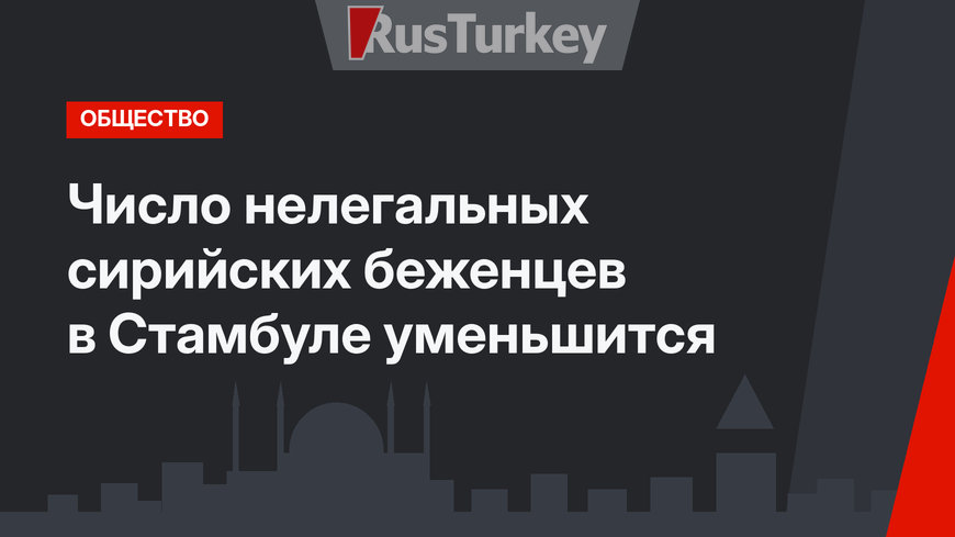Число нелегальных сирийских беженцев в Стамбуле уменьшится