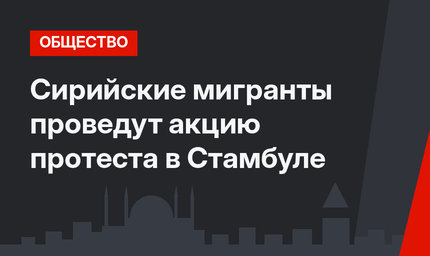 Сирийские мигранты проведут акцию протеста в Стамбуле