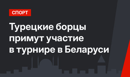 Турецкие борцы примут участие в турнире в Беларуси