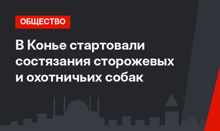 В Конье стартовали состязания сторожевых и охотничьих  собак