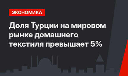 Доля Турции на мировом рынке домашнего текстиля превышает 5%