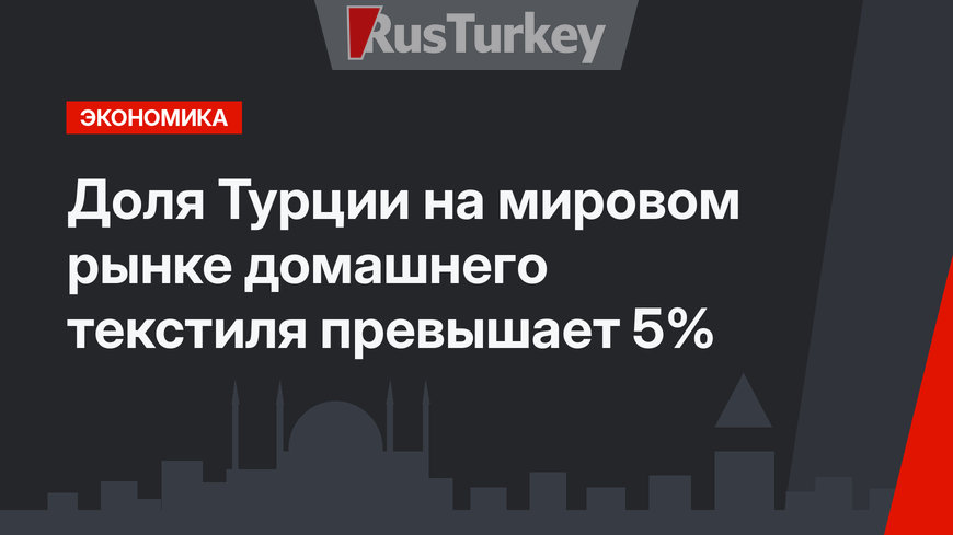 Доля Турции на мировом рынке домашнего текстиля превышает 5%