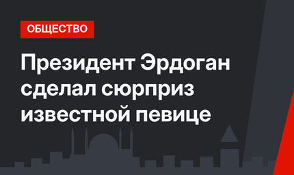 Президент Эрдоган сделал сюрприз известной певице