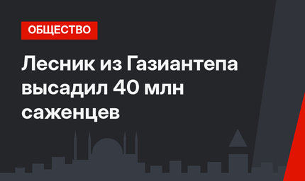 Лесник из Газиантепа высадил 40 млн саженцев