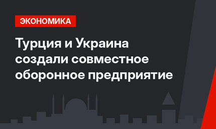 Турция и Украина создали совместное оборонное предприятие