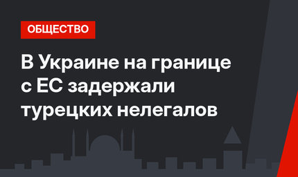 В Украине на границе с ЕС задержали турецких нелегалов
